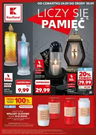 Kaufland gazetka tydzień 39 Strona 1: Kaufland OD CZWARTKU 24.09 DO ŚRODY 30.09 LICZY SIĘ PAMIĘĆ +++ 336h wys. 18 cm śr. 5,5