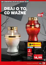 Kaufland gazetka tydzień 39 Strona 10: OD CZWARTKU 24.09 DO ŚRODY 30.09 DBAJ O TO, CO WAŻNE HIT €6+6GRATIS TYLKO Z KARTA
