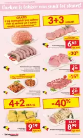 Intermarché folder week 39 Pagina 4: Varkensfiletkoteletten €4,38, Varkensspieringen €5,49