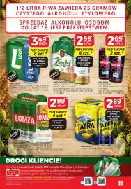 Top Market gazetka Strona 11: Piwo Zatecky Světlý Ležák €2,99, Piwo Lech €3,49