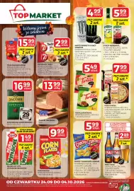 Top Market gazetka Strona 1: Piwo Tyskie €2,89, Kawa Mielona Jacobs Kronung €16,99