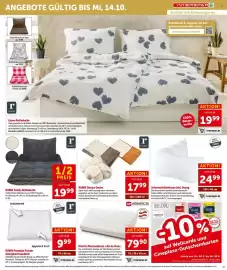 Interspar Flugblatt Seite 23: RUBIN Sherpa-Decke €17,99, Seitenschläferkissen inkl. Bezug €24,99