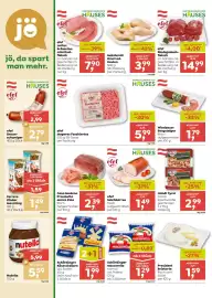 ADEG Flugblatt woche 40 Seite 4: jö jö, da spart man mehr. EMPFEHLUNGEN DES HUSES efef efef zartes Schweins- schnitzel-