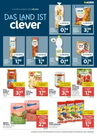 ADEG Flugblatt woche 40 Seite 5: EMPFEHLUNGEN DES HUSES DAS LAND IST clever clever DOPPEL KEKSE clever ESTRAGON SENF clever