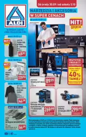 ALDI gazetka Strona 1: Szlifierka renowacyjna 300 W €299,99, Scheppach Wiertarko-wkrętarka akumulatorowa 20 V €269,99