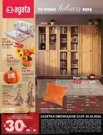 Agata Meble gazetka Strona 1: Poszewka Herbal z haftem 45x45 cm €10,99, Dekoracja gęś €19,99