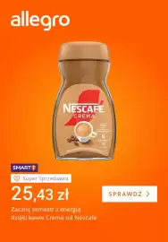 Allegro gazetka tydzień 39 Strona 5: Kawa rozpuszczalna Nescafé Crema €25,43
