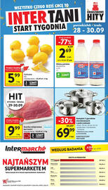 Intermarche gazetka tydzień 39 Strona 48: Komplet 3 garnków nierdzewnych z pokrywkami €69,99, Cytryny €5,99