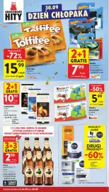 Intermarche gazetka tydzień 39 Strona 10: Czekolada Lindt €10,99, Czekoladki Toffifee €15,99