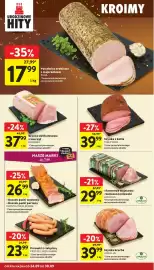Intermarche gazetka tydzień 39 Strona 16: Szynka z kotła Tarczyński €39,99, Szynka delikatesowa z kurcząt Drobimex €37,99
