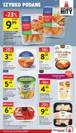 Intermarche gazetka tydzień 39 Strona 23: Hamburger Classic Morliny €3,99, Danie Virtu €8,99