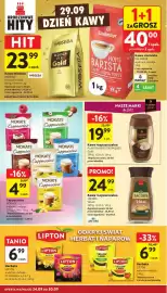 Intermarche gazetka tydzień 39 Strona 28: Kawa mielona Woseba Mocca Fix Gold €23,99, Kawa ziarnista Dallmayr €40,00