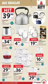 Intermarche gazetka tydzień 39 Strona 45: Kubek emaliowany 500 ml Altom €16,99, Kubek szklany Altom €4,99