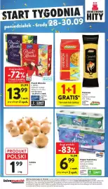 Intermarche gazetka tydzień 39 Strona 47: Ptasie Mleczko waniliowe €13,99, Cebula polska €1,99