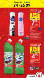 Intermarche gazetka tydzień 39 Strona 5: Płyn do WC Domestos Przedłużona Moc pine fresh €4,95