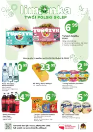 Limonka gazetka Strona 1: Napój gazowany Coca Cola Zero 2-pak €14,98, Ser Złoty Mazur Mlekpol €23,99
