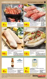 Catalogue Intermarché page 15: DOS DE JULIENNE €18,99, PAVÉ DE SAUMON €14,89