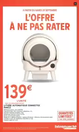 Catalogue Intermarché page 51: PAWZZ Litière automatique connectée €139,00
