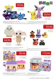 Smyk gazetka Strona 5: Pluszowa maskotka 25 cm Zgredek Harry Potter €64,99, Pluszowa maskotka Pokemon €54,99