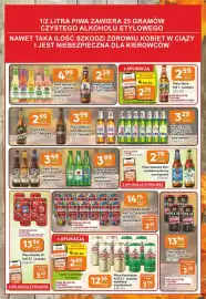 Społem Częstochowa gazetka Strona 11: Piwo Żywiec €3,29, Piwo Warka JP 4-pak €13,96