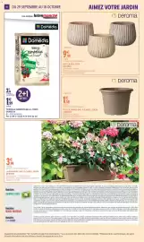Catalogue Intermarché | Jardin d'automne page 10: Deroma Pot Cilindro Day R Camel €1,50, Domédia Terreau rempotage €1,99