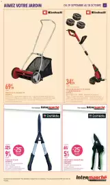 Catalogue Intermarché | Jardin d'automne page 15: Domédia Cisaille à haie €9,74, Einhell Tondeuse à main 40 cm €69,99