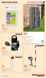 Catalogue Intermarché | Jardin d'automne page 9: TECHN'O Pompe vide cave €49,99, TECHNO PULVÉRISATEUR À GÂCHETTE €1,99