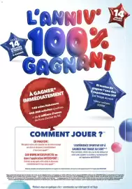 Catalogue Intersport page 3: JUSQU'À 14* MILLIONS D'EUROS DE DOTATIONS À GAGNER L'ANNIV 100% GAGNANT À GAGNER* IMMÉDIATEMENT