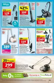 Auchan gazetka tydzień 39 Strona 15: Odkurzacz workowy Zelmer ZVC352 €389,00, Odkurzacz bezworkowy Qilive Q.5770 €159,00