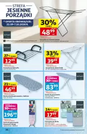 Auchan gazetka tydzień 39 Strona 16: Suszarka na kaloryfer actuel €12,99, Deska do prasowania actuel €83,99