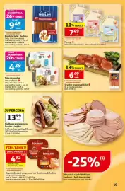 Auchan gazetka tydzień 39 Strona 19: Wszystkie szynki drobiowe i wołowe z lady tradycyjnej, Frankfurterki, Morliny €9,49