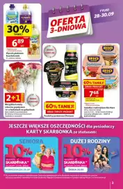 Auchan gazetka tydzień 39 Strona 3: Wszystkie kwiaty sztuczne pojedyncze lub w bukietach na gałązkach