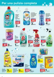 Volantino Carrefour Express Pagina 10: Detersivo Liquido Lavatrice Omino Bianco €3,99