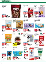 Volantino Carrefour Express Pagina 4: Tavolette Classiche Cioccolato Novi €1,49, Yogurt Senza Lattosio Vaniglia Merano €0,95