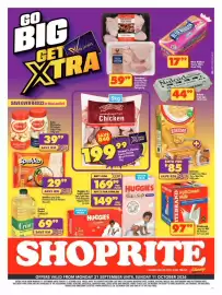 Shoprite catalogue Page 1: Crown - blended cooking oil €69,99, Spekko - long grain parboiled white rice €29,99