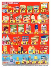 Shoprite catalogue Page 4: Darling - full cream/medium fat milk, more slices white bread, extra large eggs €99,00