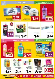 Volantino Il Centesimo Pagina 13: Detersivo liquido capi scuri Soflan €1,99, Pannolini Sole e Luna Pampers €3,29