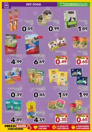 Volantino Il Centesimo Pagina 15: Biscotti per cani Genus €1,89, Cibo per gatti Le Ghiottonerie Felix €1,99