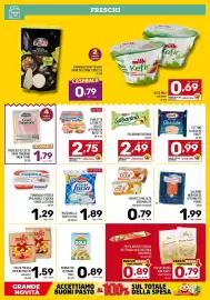 Volantino Il Centesimo Pagina 6: Prosciutto cotto Gran Tenerone Gran Terre €1,79, Salmone Norvegese Affumicato Puros €1,99