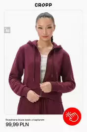 Cropp gazetka tydzień 39 Strona 6: Rozpinana bluza basic z kapturem Cropp €99,99