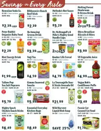 Market of Choice weekly ad week 38 Page 6: Gimme Seaweed Snacks €5,99, Vegan Rob's Cauliflower Puffs €3,49