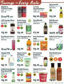 Market of Choice weekly ad week 38 Page 8: Star olive oil €7,99, Pan's Mushroom Jerky €5,49