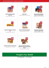 Spar leaflet Page 3: Moy Park breaded chicken / southern fried / tempura mini fillets €3,00