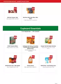 Spar leaflet Page 5: Kellogg's hot honey crunchies / crunchy nut cornflakes €2,89, McVities jaffa cake bars/ mini rolls €1,40