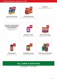Spar leaflet Page 6: Spar coconut milk €1,40, Heinz standard soup €3,75