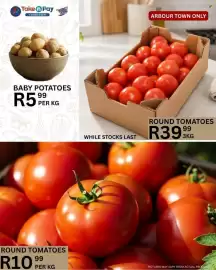 Take 'n Pay catalogue Page 13: Round Tomatoes €10,99, Round Tomatoes €39,99