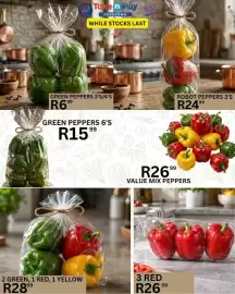 Take 'n Pay catalogue Page 20: Boiling yams €24,99, Orange sweet potato €7,99