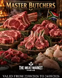 Take 'n Pay catalogue Page 27: Beef Mince €89,99, Curry Cocktail Sizzlers €109,99