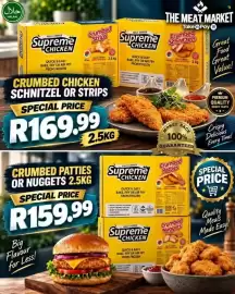 Take 'n Pay catalogue Page 39: Sovereign Chicken'tizers Spicy/Original Strips or Pops €74,99