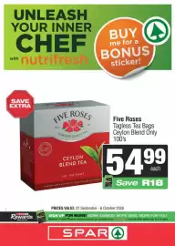 Spar catalogue Page 1: Five Roses Ceylon Blend Tea €54,99